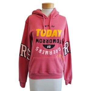 University of Today Dreamers of Tomorrrow Drop Shoulder Hoodie Sweater Pocket S